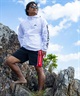 QUIKSILVER クイックシルバー 水着 ラッシュガード ジップアップ パーカー メンズ UVカット 接触冷感 速乾 水陸両用 QLY261009(WHT-M)