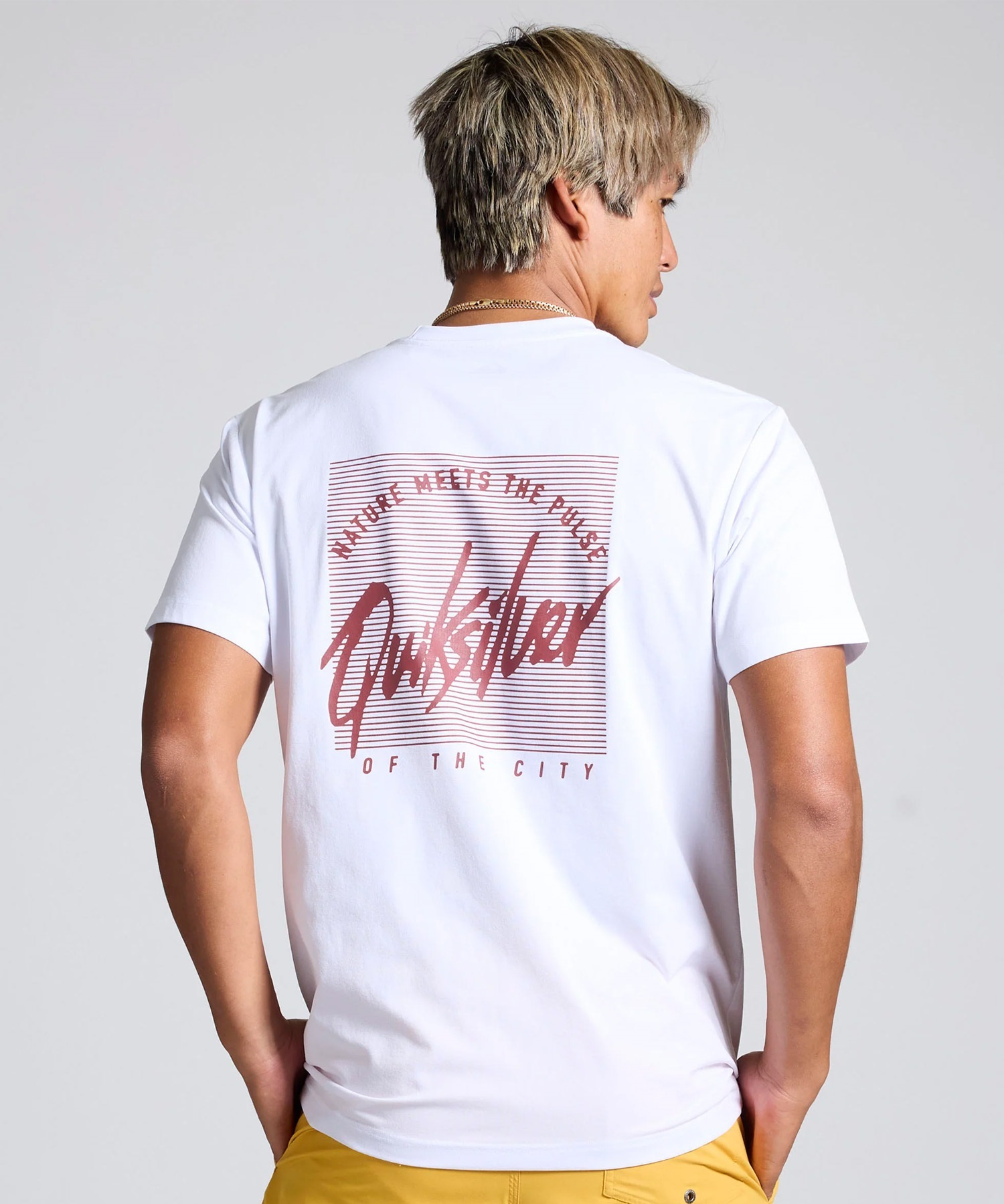 QUIKSILVER クイックシルバー 水着 ラッシュガード 半袖 Tシャツ