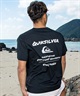 QUIKSILVER クイックシルバー 水着 ラッシュガード 半袖 Tシャツ メンズ UVカット 軽量 速乾 水陸両用 QLY261022(WHT-M)