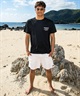 QUIKSILVER クイックシルバー 水着 ラッシュガード 半袖 Tシャツ メンズ UVカット 軽量 速乾 水陸両用 QLY261022(WHT-M)