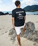 QUIKSILVER クイックシルバー 水着 ラッシュガード 半袖 Tシャツ メンズ UVカット 軽量 速乾 水陸両用 QLY261022(WHT-M)