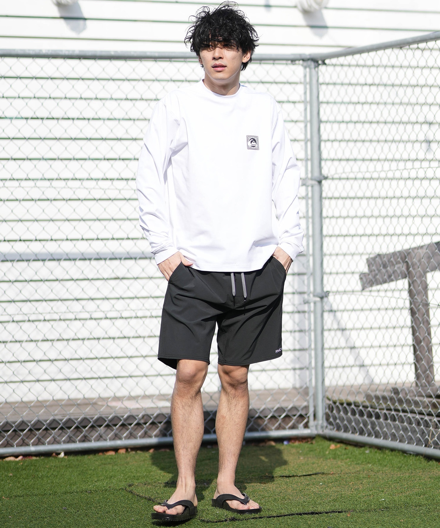 QUIKSILVER クイックシルバー 水着 ラッシュガード 長袖 Tシャツ ロンT