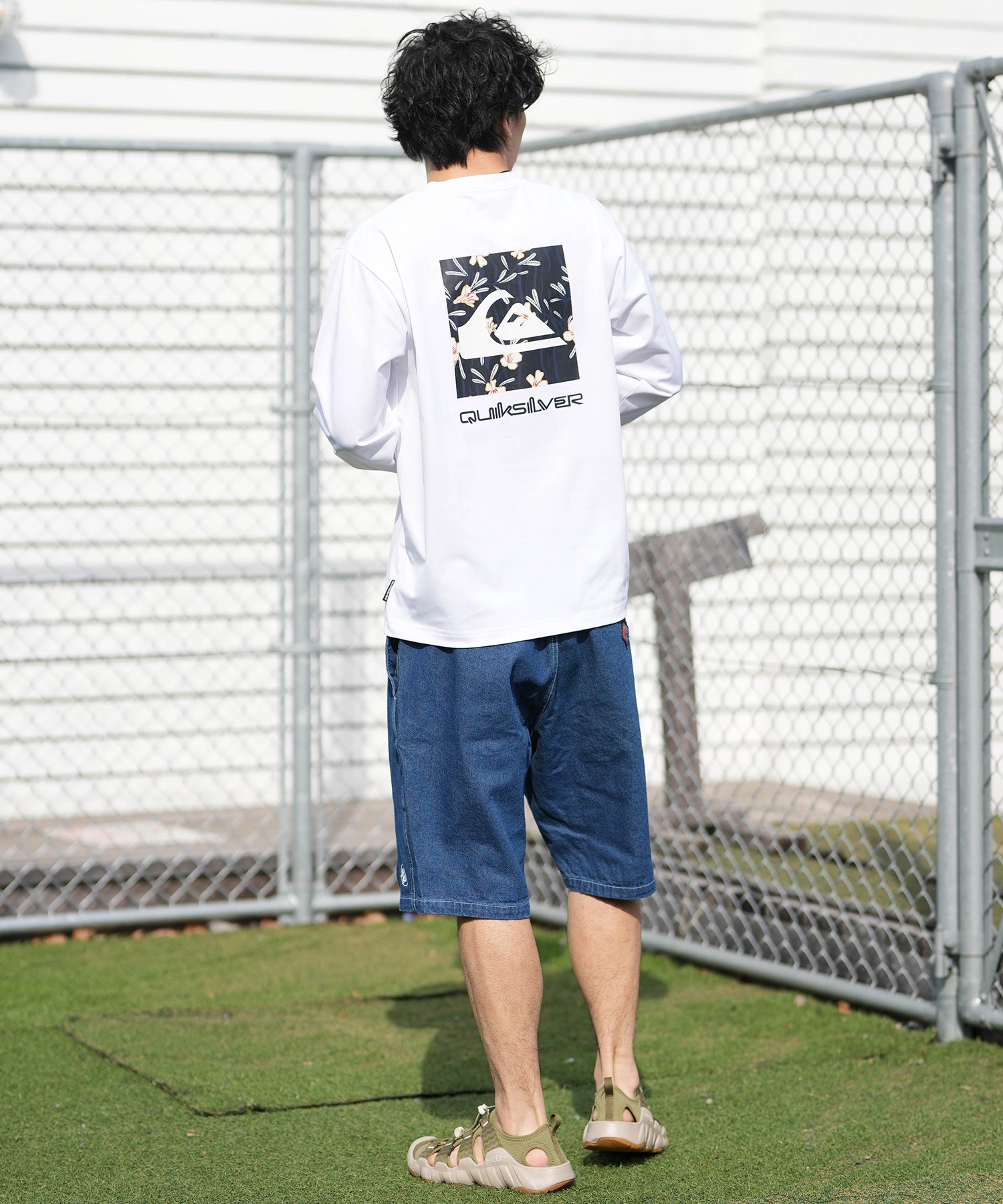 QUIKSILVER クイックシルバー 水着 ラッシュガード 長袖 Tシャツ ロンT