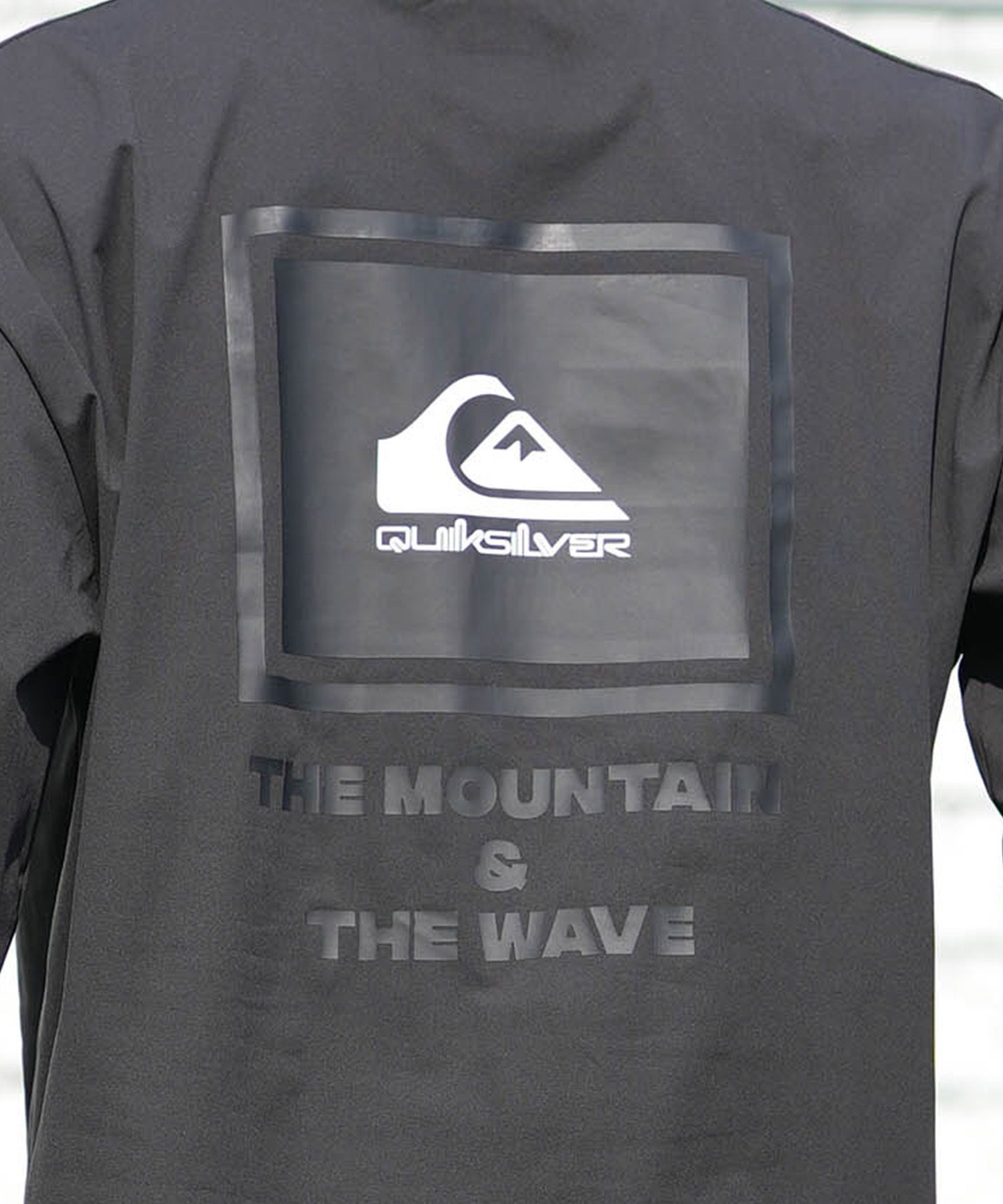 QUIKSILVER クイックシルバー 水着 ラッシュガード 長袖 Tシャツ ロンT メンズ UVカット 速乾 接触冷感 水陸両用 QLY261622M ムラサキスポーツ限定(BLK-M)