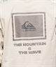 QUIKSILVER クイックシルバー 水着 ラッシュガード 長袖 Tシャツ ロンT メンズ UVカット 速乾 接触冷感 水陸両用 QLY261622M ムラサキスポーツ限定(BLK-M)