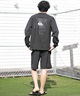 QUIKSILVER クイックシルバー 水着 ラッシュガード 長袖 Tシャツ ロンT メンズ UVカット 速乾 接触冷感 水陸両用 QLY261622M ムラサキスポーツ限定(BLK-M)