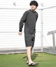 QUIKSILVER クイックシルバー 水着 ラッシュガード 長袖 Tシャツ ロンT メンズ UVカット 速乾 接触冷感 水陸両用 QLY261622M ムラサキスポーツ限定(BLK-M)