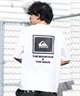 QUIKSILVER クイックシルバー 水着 ラッシュガード 半袖 Tシャツ メンズ UVカット 速乾 接触冷感 水陸両用 QLY261624M ムラサキスポーツ限定(WHT-M)