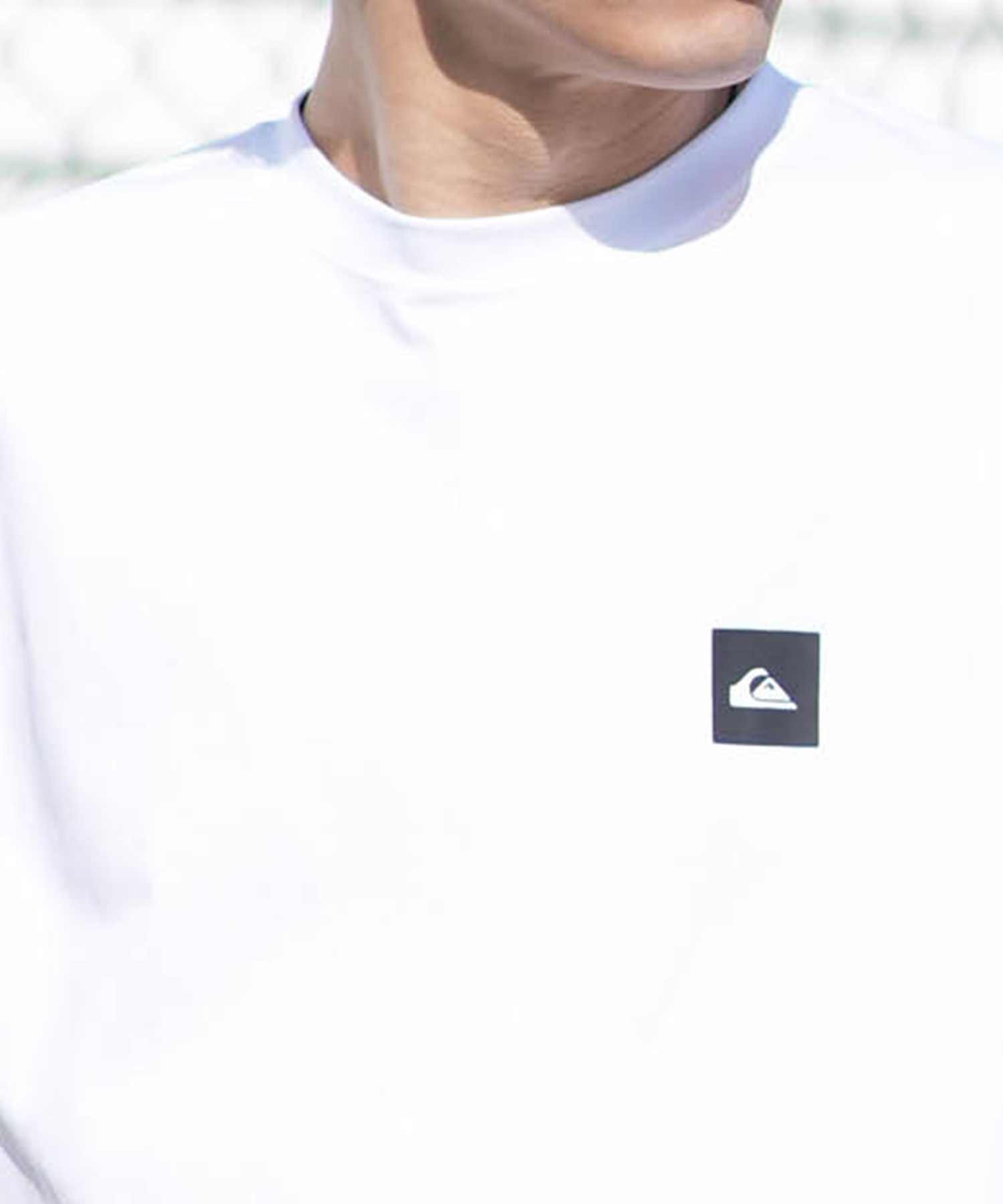 QUIKSILVER クイックシルバー 水着 ラッシュガード 半袖 Tシャツ メンズ UVカット 速乾 接触冷感 水陸両用 QLY261624M ムラサキスポーツ限定(WHT-M)