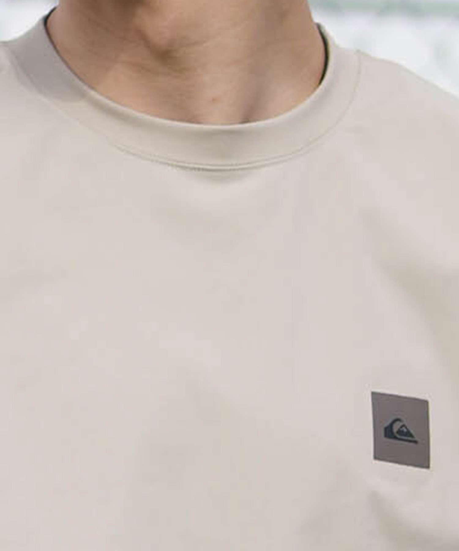 QUIKSILVER クイックシルバー 水着 ラッシュガード 半袖 Tシャツ メンズ UVカット 速乾 接触冷感 水陸両用 QLY261624M ムラサキスポーツ限定(WHT-M)