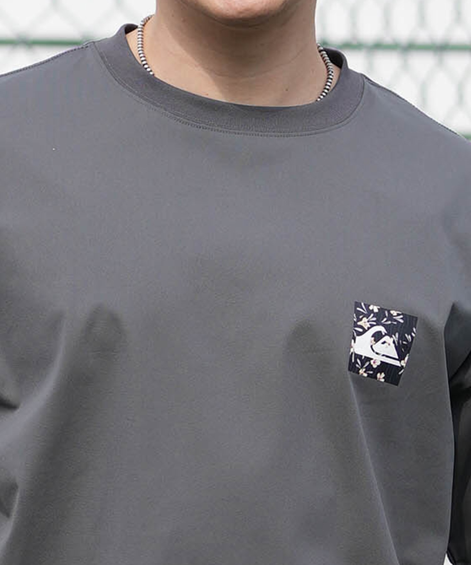 QUIKSILVER クイックシルバー 水着 ラッシュガード 半袖 Tシャツ メンズ UVカット 速乾 接触冷感 水陸両用 QLY261625M ムラサキスポーツ限定(WHT-M)