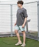 QUIKSILVER クイックシルバー 水着 ラッシュガード 半袖 Tシャツ メンズ UVカット 速乾 接触冷感 水陸両用 QLY261625M ムラサキスポーツ限定(WHT-M)