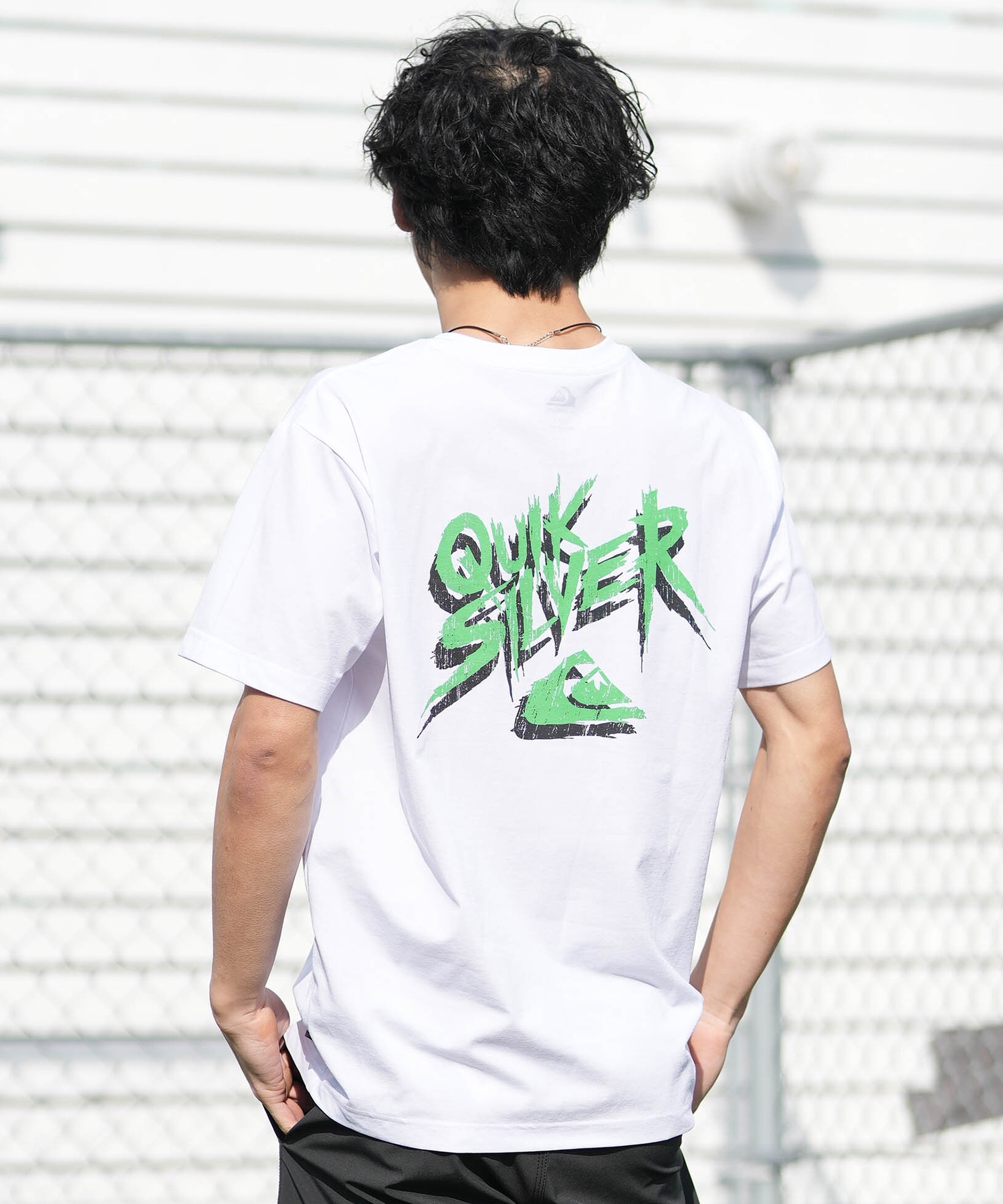 QUIKSILVER クイックシルバー 水着 ラッシュガード 半袖 Tシャツ