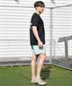 QUIKSILVER クイックシルバー 水着 ラッシュガード 半袖 Tシャツ メンズ UVカット 軽量 速乾 水陸両用 QLY261627M ムラサキスポーツ限定(WHT-M)