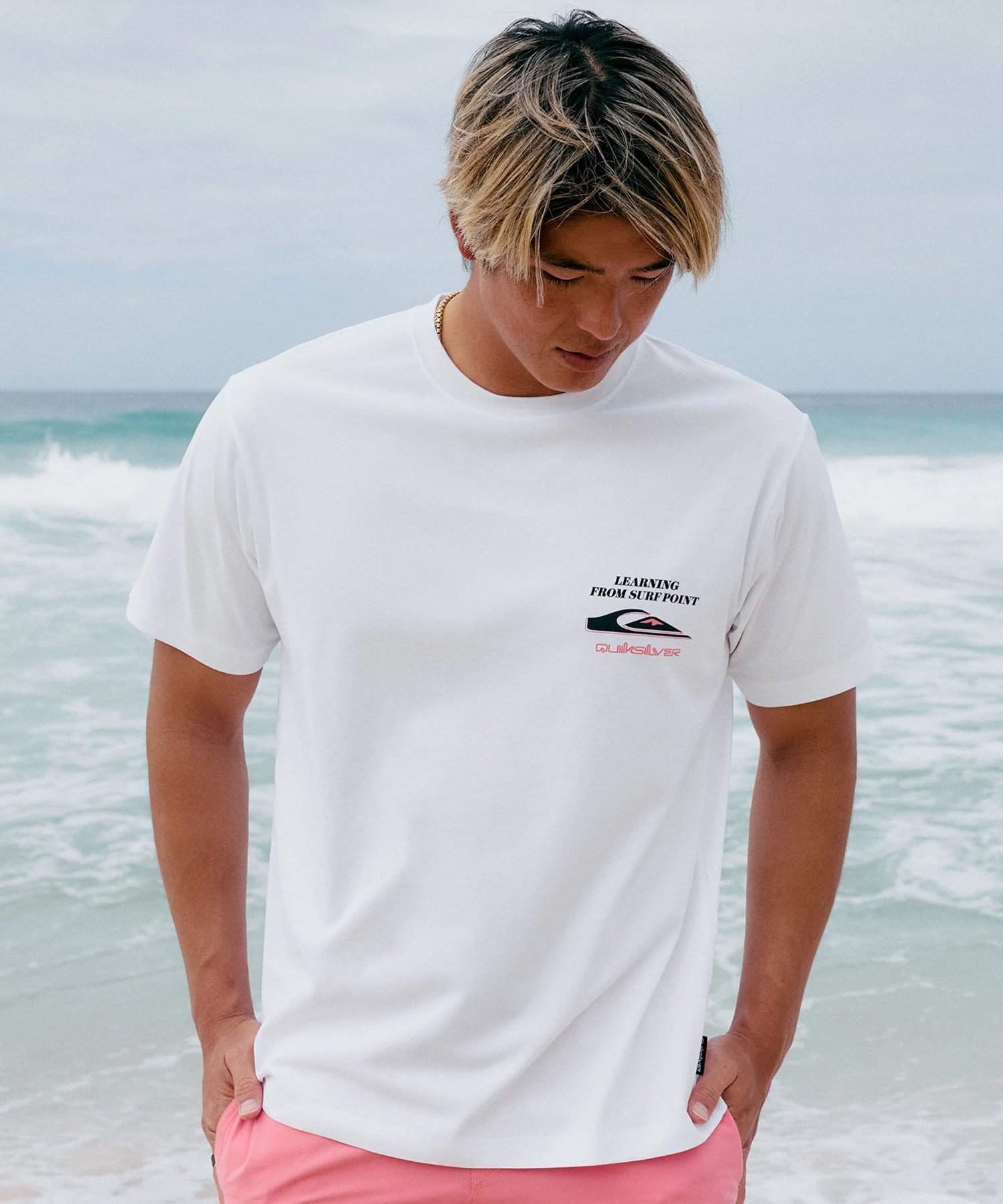 QUIKSILVER クイックシルバー 水着 ラッシュガード メンズ 半袖 T