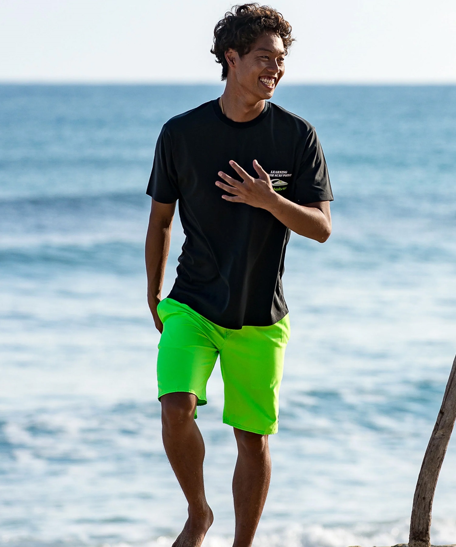 QUIKSILVER クイックシルバー 水着 ラッシュガード メンズ 半袖 T