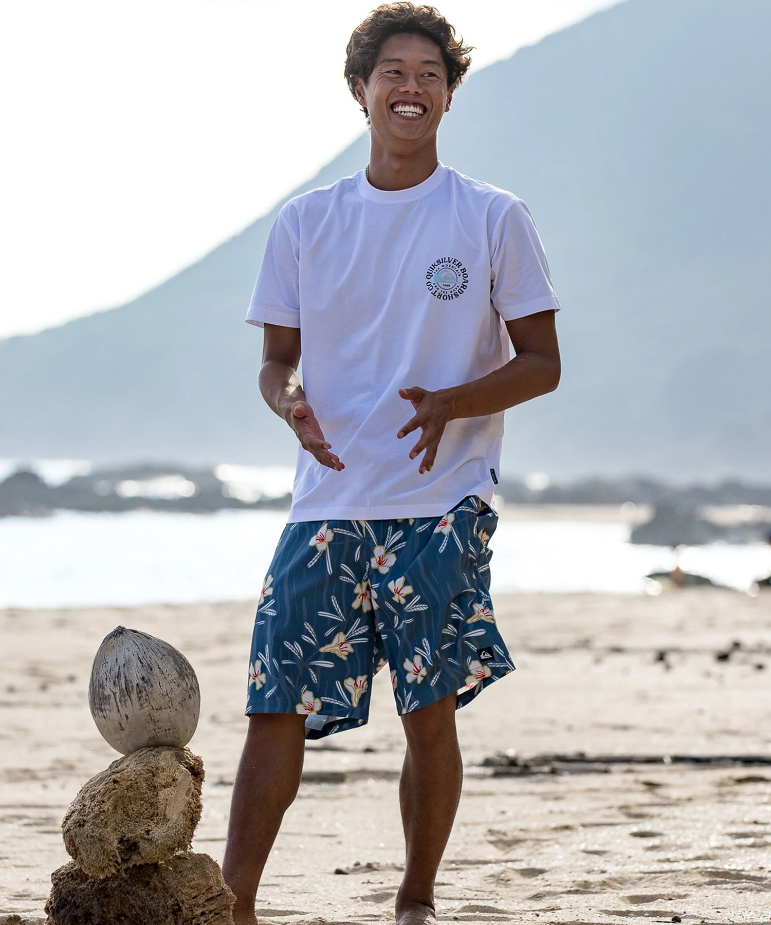 QUIKSILVER クイックシルバー 水着 ラッシュガード メンズ 半袖 T