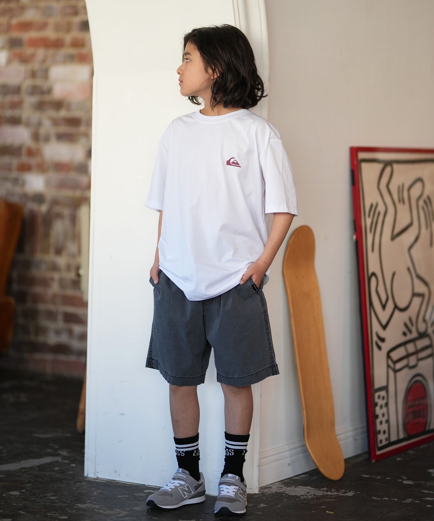 QUIKSILVER クイックシルバー 半袖 Tシャツ キッズ ジュニア 子供