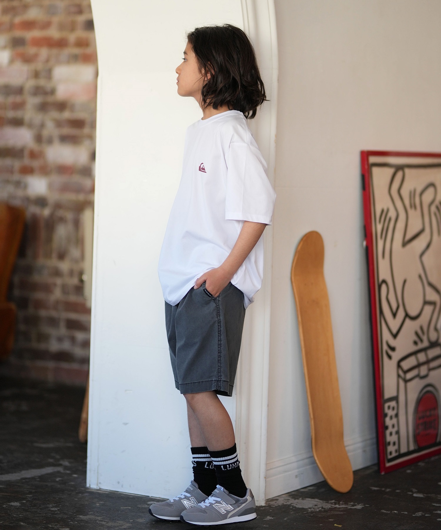 QUIKSILVER クイックシルバー 半袖 Tシャツ キッズ ジュニア 子供
