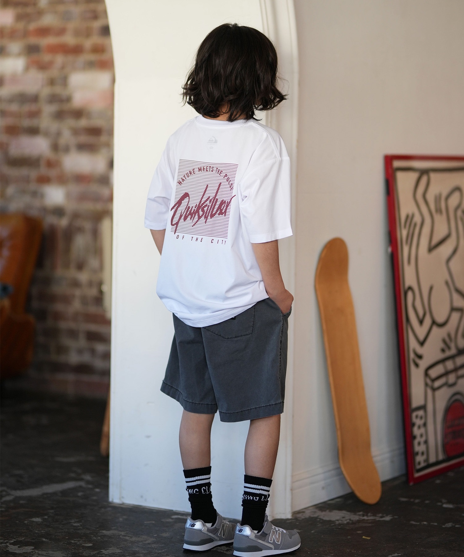 QUIKSILVER クイックシルバー 半袖 Tシャツ キッズ ジュニア 子供
