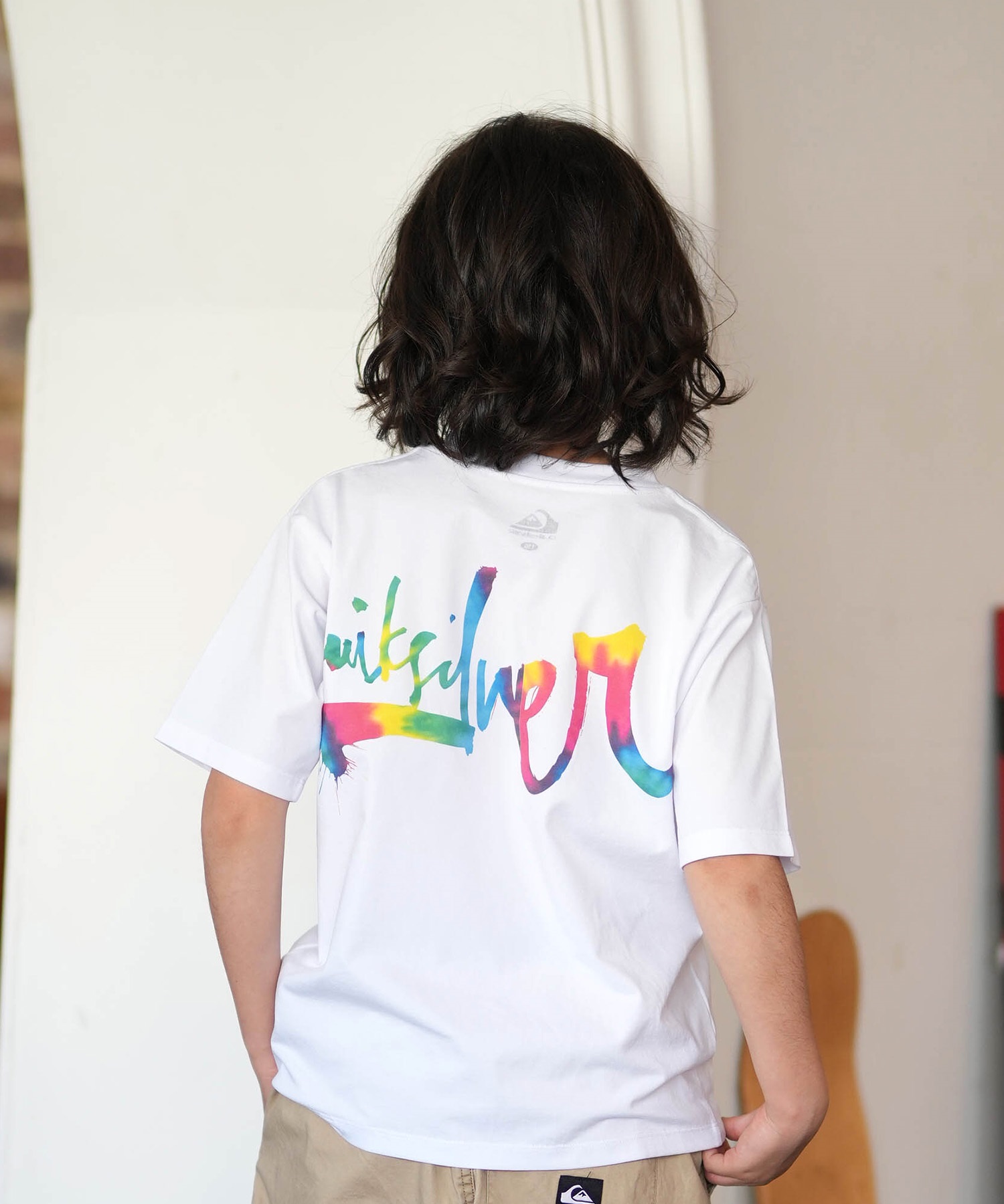 QUIKSILVER クイックシルバー 半袖 Tシャツ キッズ ジュニア 子供 ロゴ