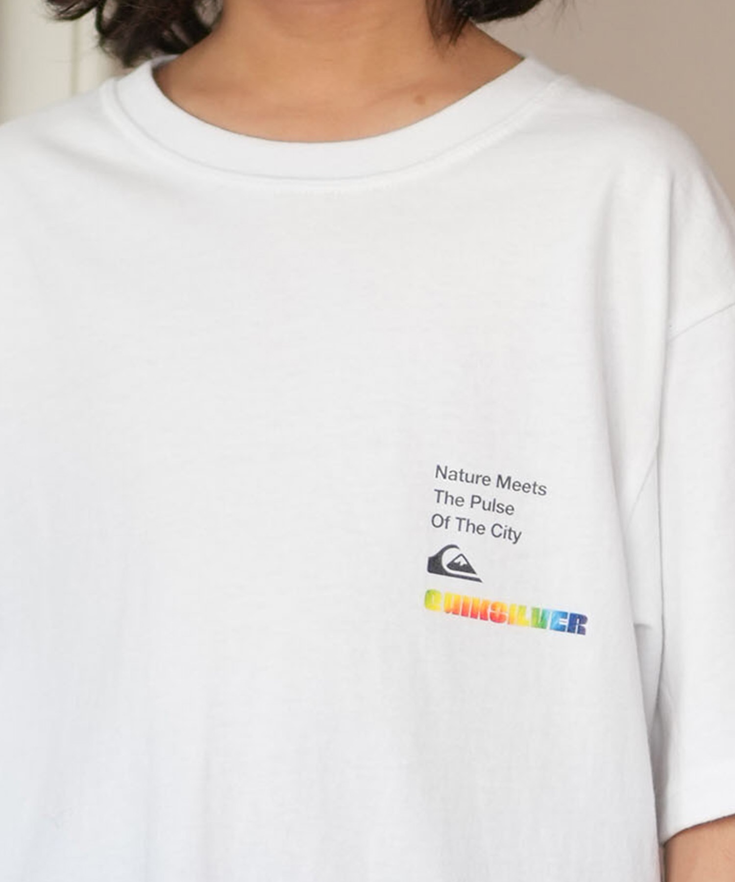 QUIKSILVER クイックシルバー 半袖 Tシャツ キッズ ジュニア 子供 バックプリント KST261001(WHT-130cm)