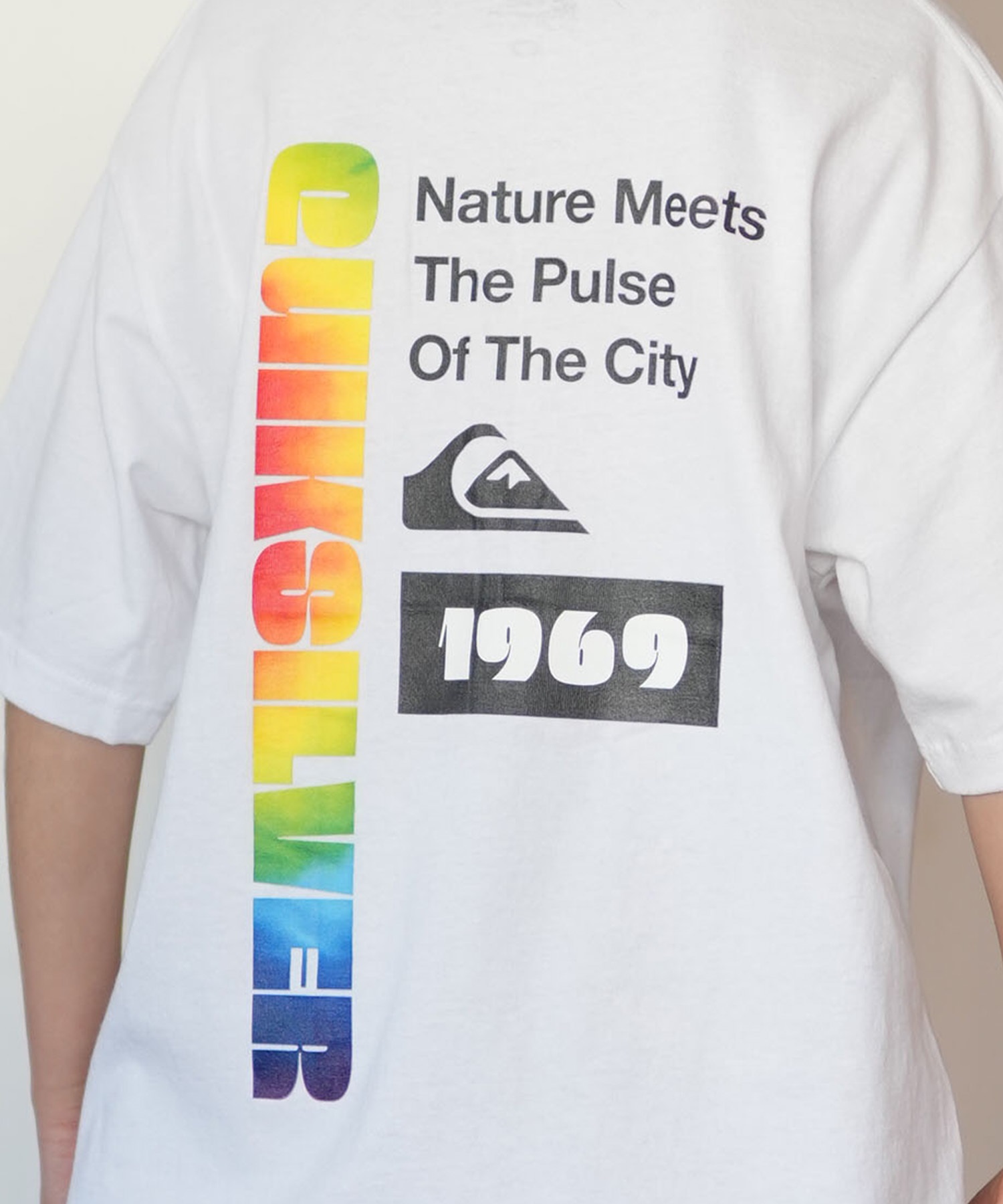 QUIKSILVER クイックシルバー 半袖 Tシャツ キッズ ジュニア 子供 バックプリント KST261001(WHT-130cm)