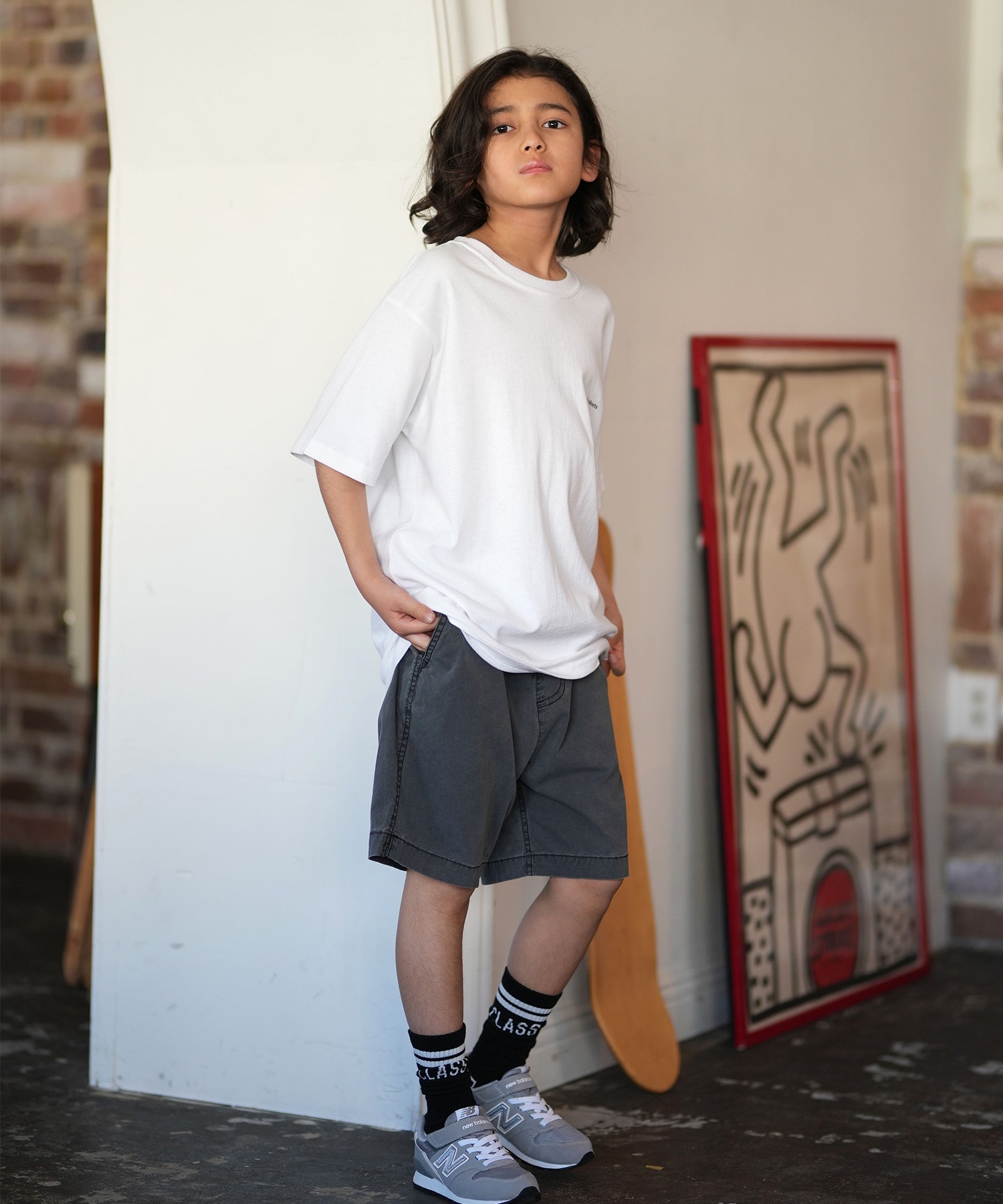 QUIKSILVER クイックシルバー 半袖 Tシャツ キッズ ジュニア 子供 バックプリント KST261001(WHT-130cm)