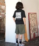 QUIKSILVER クイックシルバー 半袖 Tシャツ キッズ ジュニア 子供 バックプリント KST261602M ムラサキスポーツ限定(BLK-130cm)