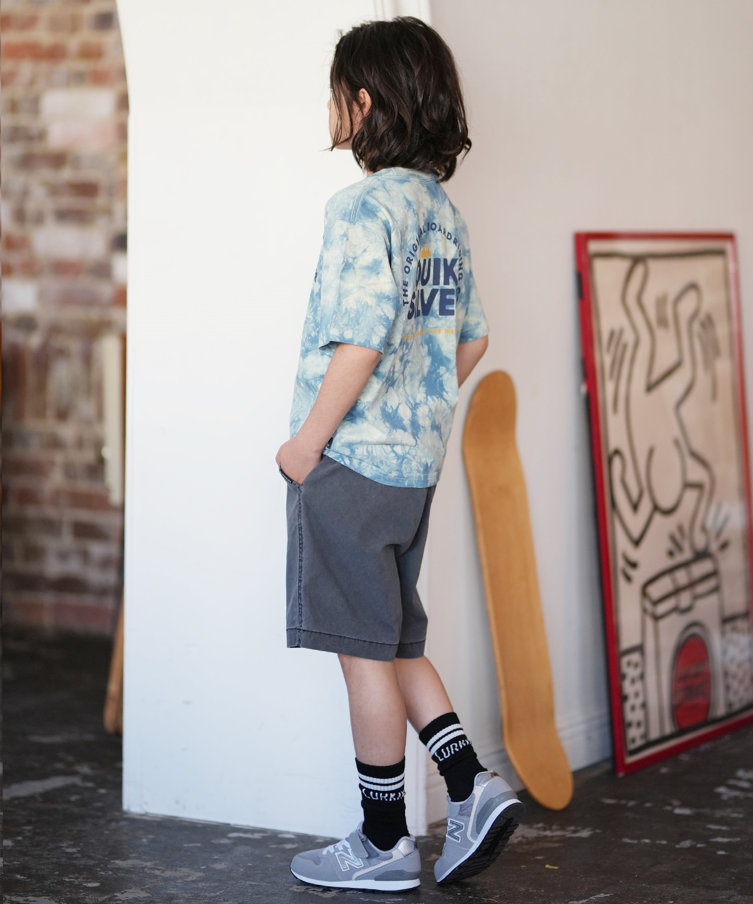 QUIKSILVER クイックシルバー ショートパンツ ハーフパンツ キッズ ジュニア TAXER YOUTH KWS261011(KVJ0-130cm)
