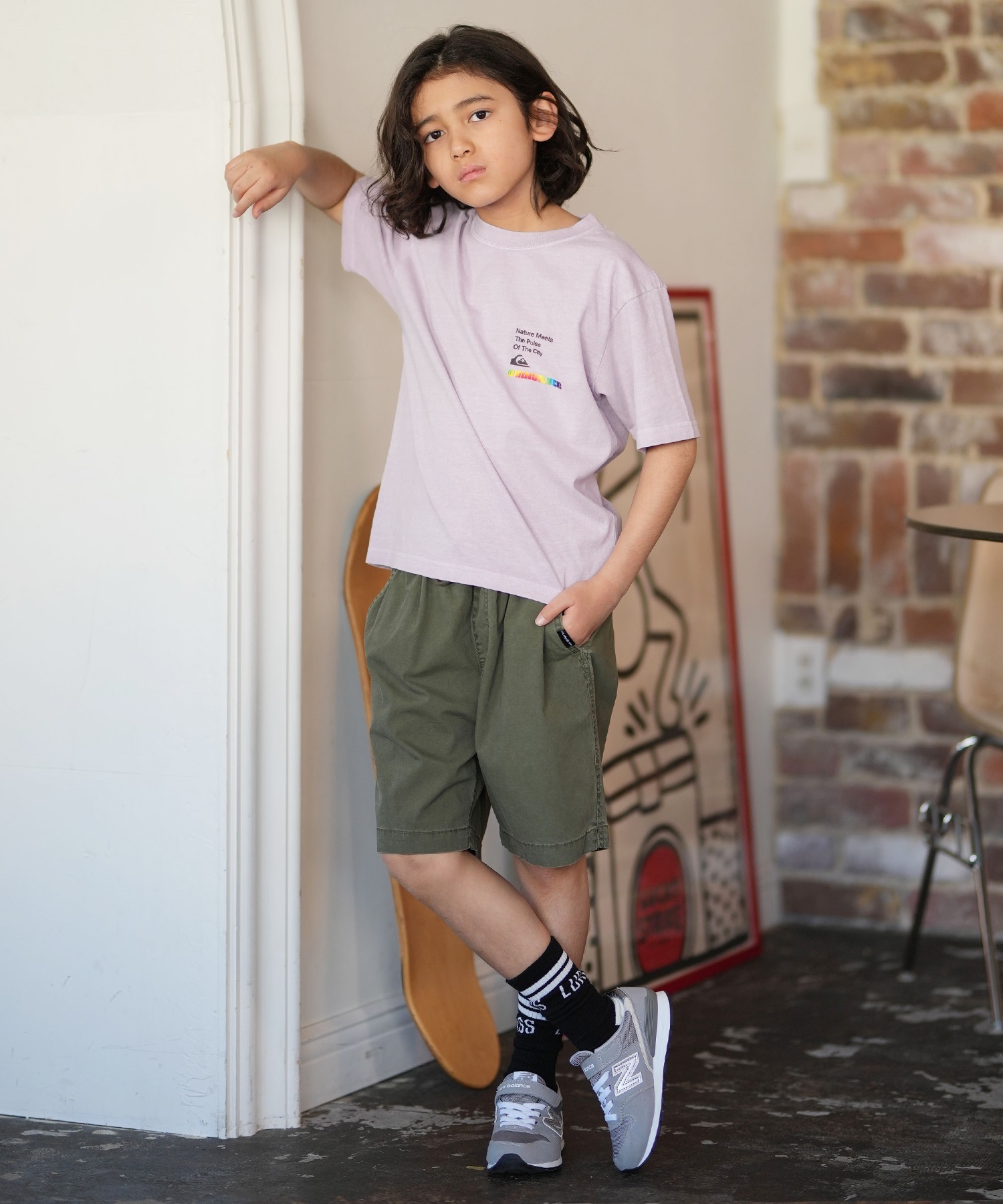 QUIKSILVER クイックシルバー ショートパンツ ハーフパンツ キッズ ジュニア TAXER YOUTH KWS261011(KVJ0-130cm)
