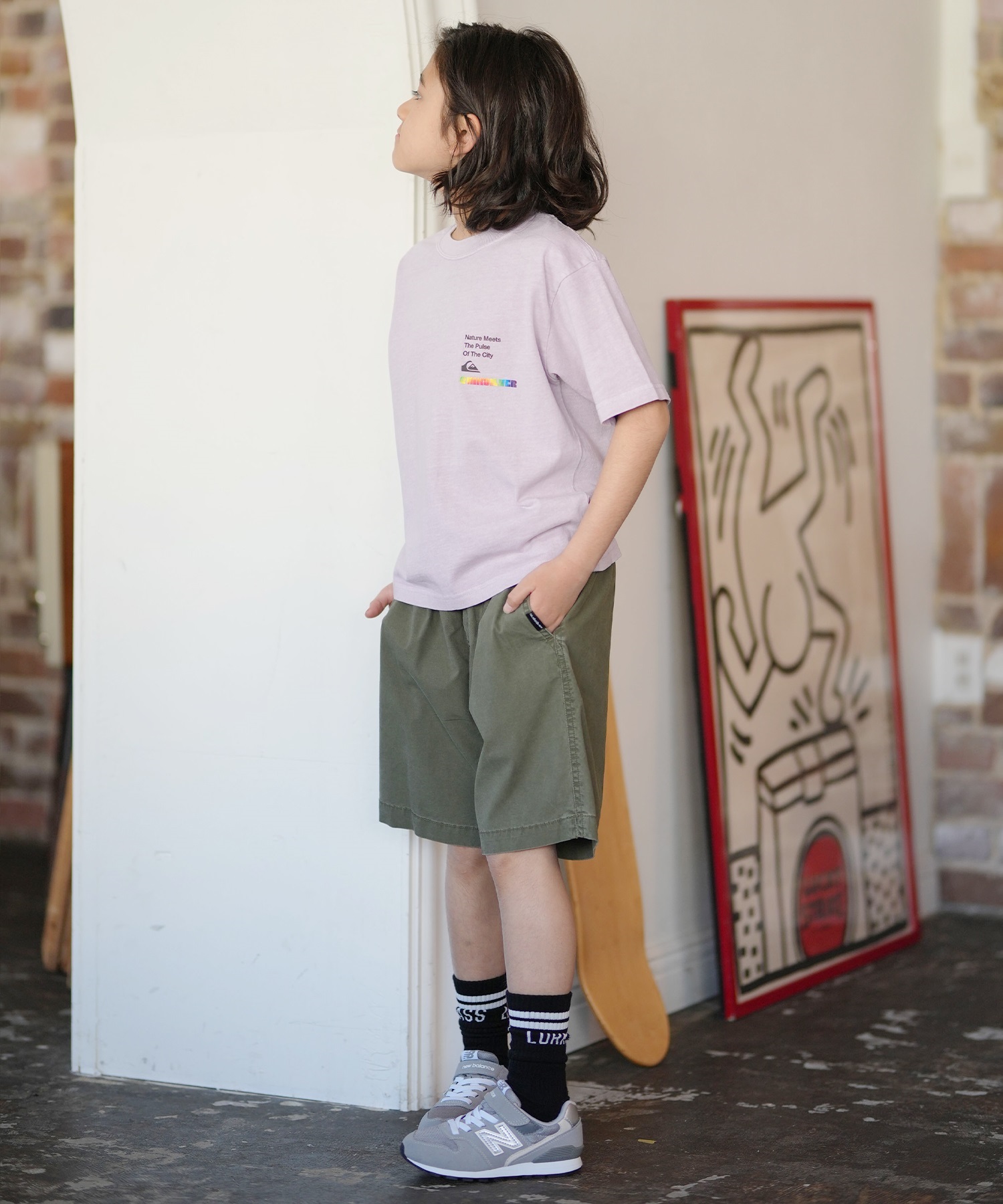 QUIKSILVER クイックシルバー ショートパンツ ハーフパンツ キッズ ジュニア TAXER YOUTH KWS261011(KVJ0-130cm)