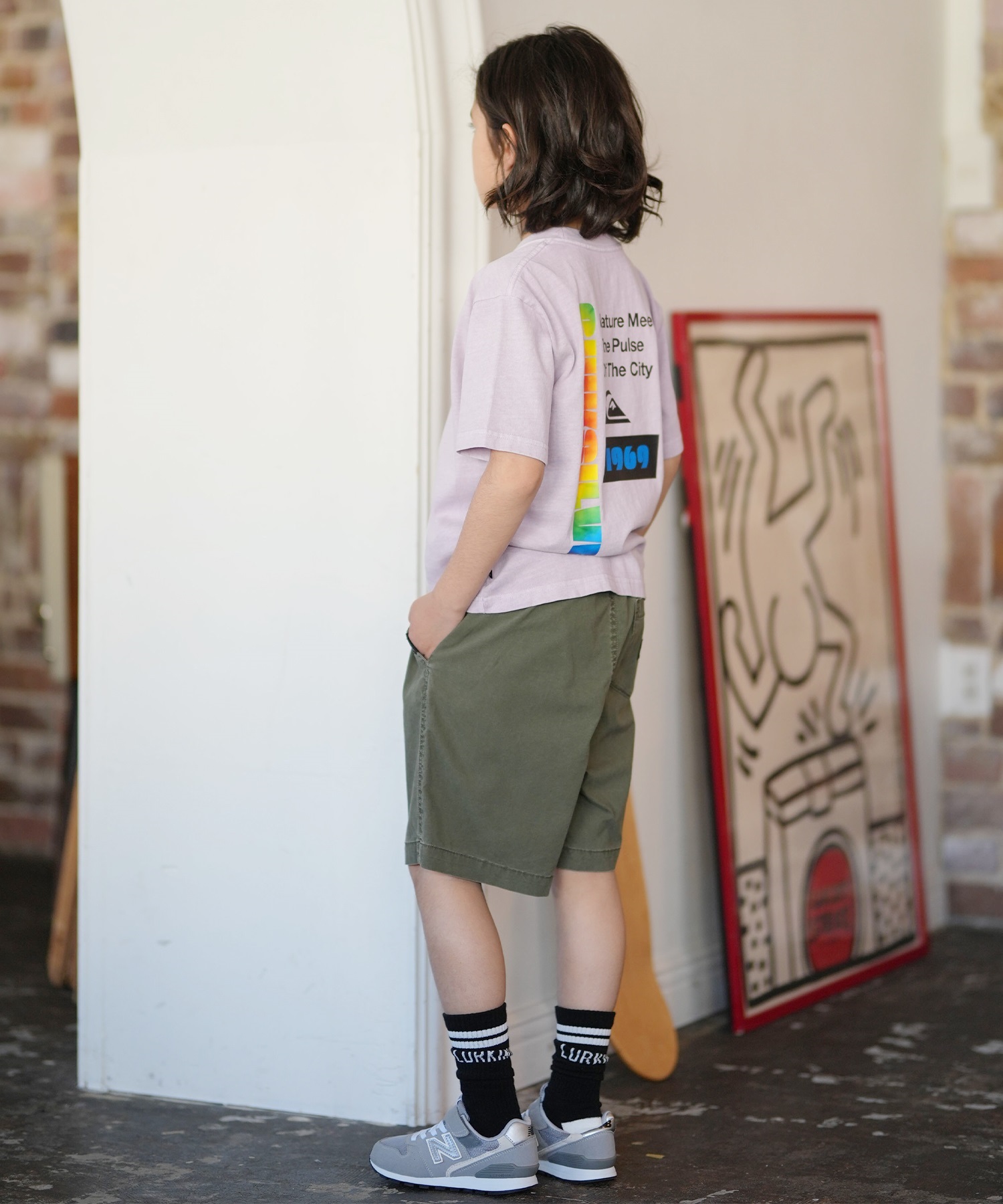 QUIKSILVER クイックシルバー ショートパンツ ハーフパンツ キッズ ジュニア TAXER YOUTH KWS261011(KVJ0-130cm)