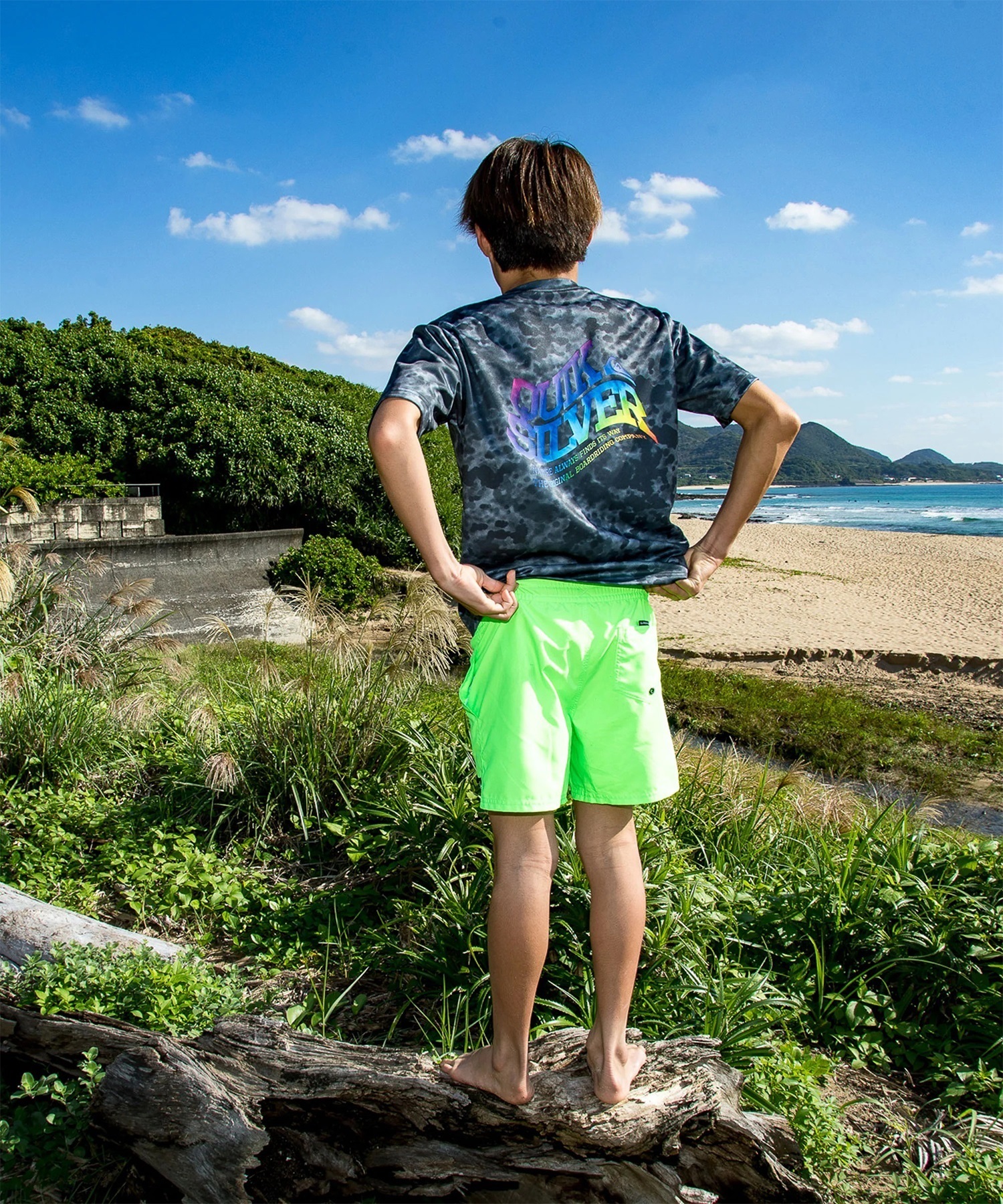 QUIKSILVER クイックシルバー 水着 トランクス ボードショーツ キッズ EVERYDAY VOLLEY YTH EQBJV03543(NJZ0-130cm)