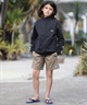 QUIKSILVER クイックシルバー 水着 海パン トランクス サーフパンツ キッズ ジュニア 子供 水陸両用 速乾 SOLID VOLLEY YOUTH 16NB KBS262001(BLK-130cm)