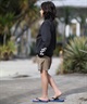 QUIKSILVER クイックシルバー 水着 海パン トランクス サーフパンツ キッズ ジュニア 子供 水陸両用 速乾 SOLID VOLLEY YOUTH 16NB KBS262001(BLK-130cm)