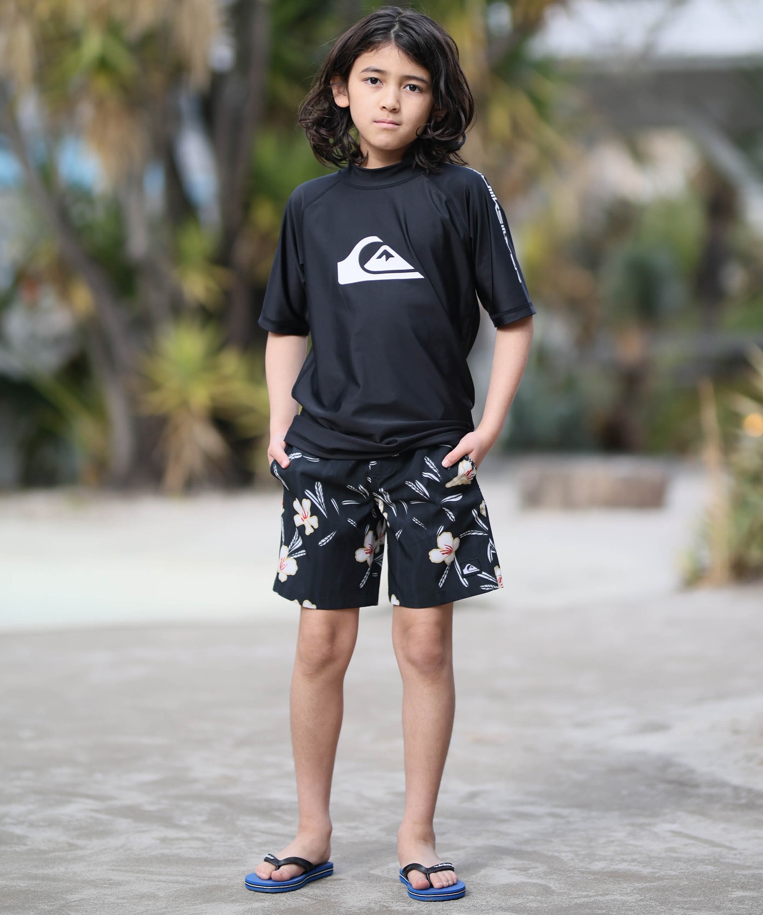 QUIKSILVER クイックシルバー 水着 トランクス ボードショーツ キッズ