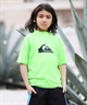 QUIKSILVER クイックシルバー 水着 ラッシュガード 半袖 Tシャツ キッズ ジュニア ALL TIME SR YOUTH KLY261003(GRN-120cm)