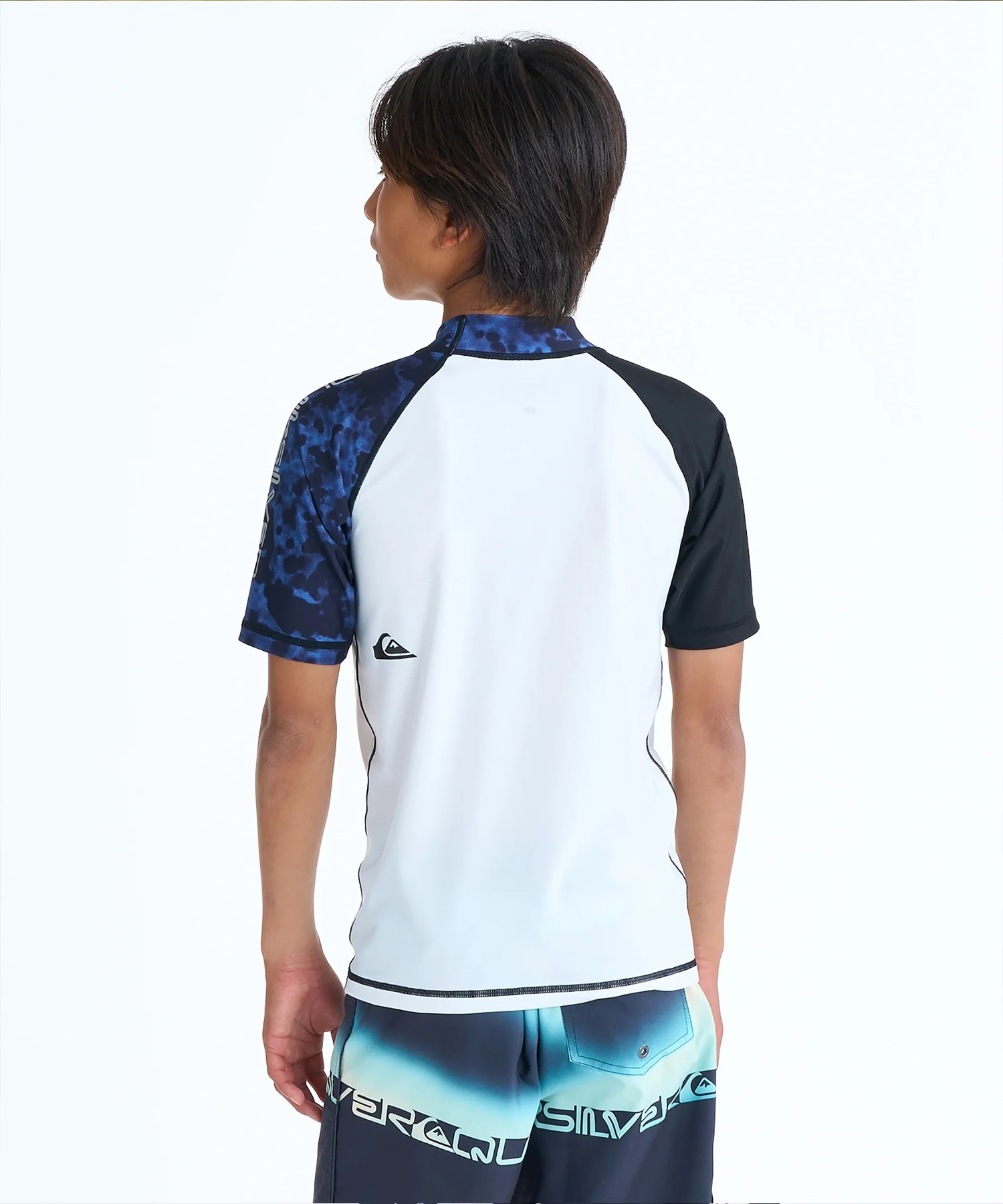 QUIKSILVER クイックシルバー 水着 ラッシュガード 半袖 Tシャツ