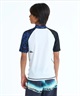 QUIKSILVER クイックシルバー 水着 ラッシュガード 半袖 Tシャツ キッズ ジュニア ALL TIME SR YOUTH KLY261003(GRN-120cm)
