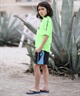 QUIKSILVER クイックシルバー 水着 ラッシュガード 半袖 Tシャツ キッズ ジュニア ALL TIME SR YOUTH KLY261003(GRN-120cm)