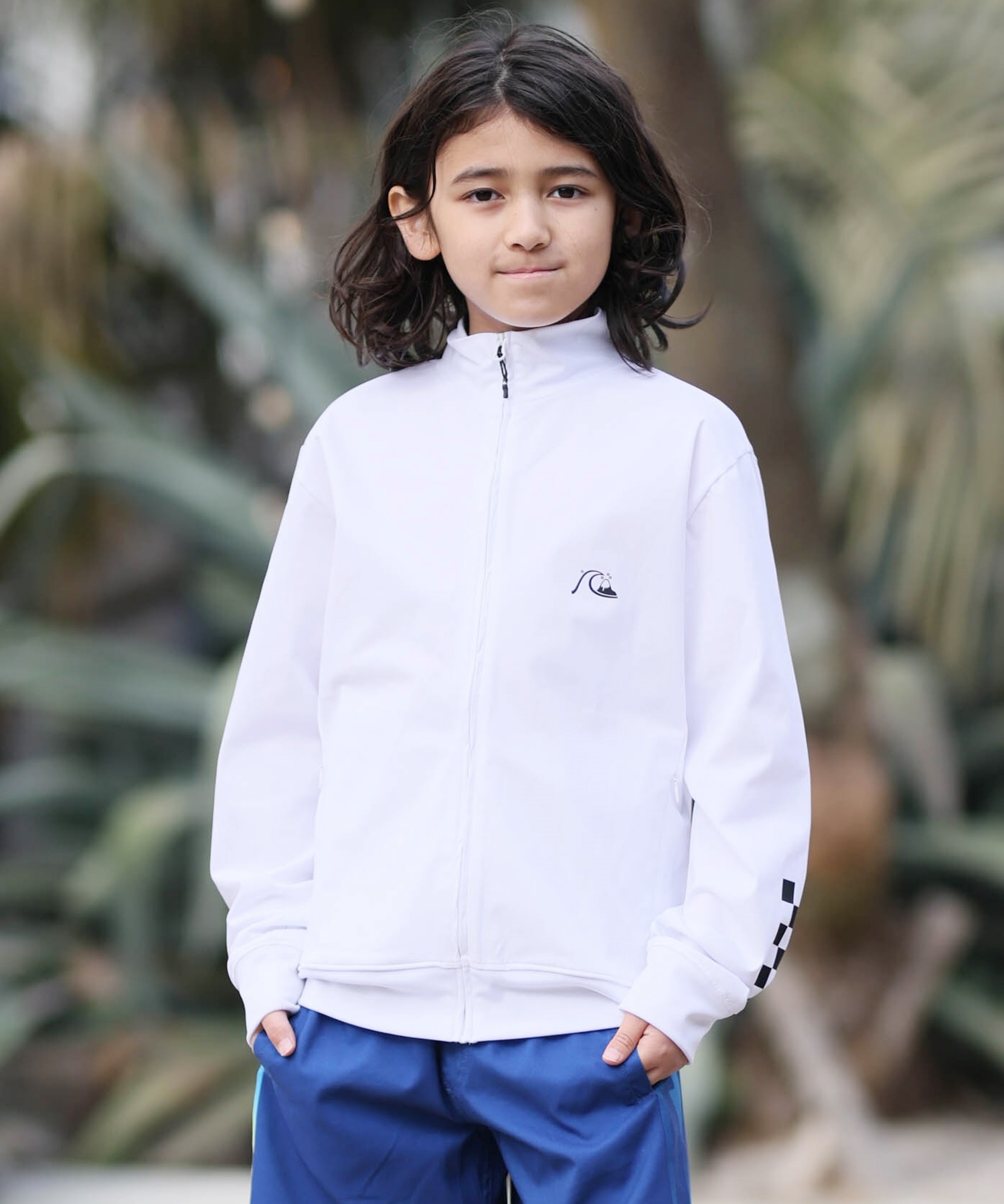 QUIKSILVER クイックシルバー 水着 長袖 ラッシュガード ジップアップ