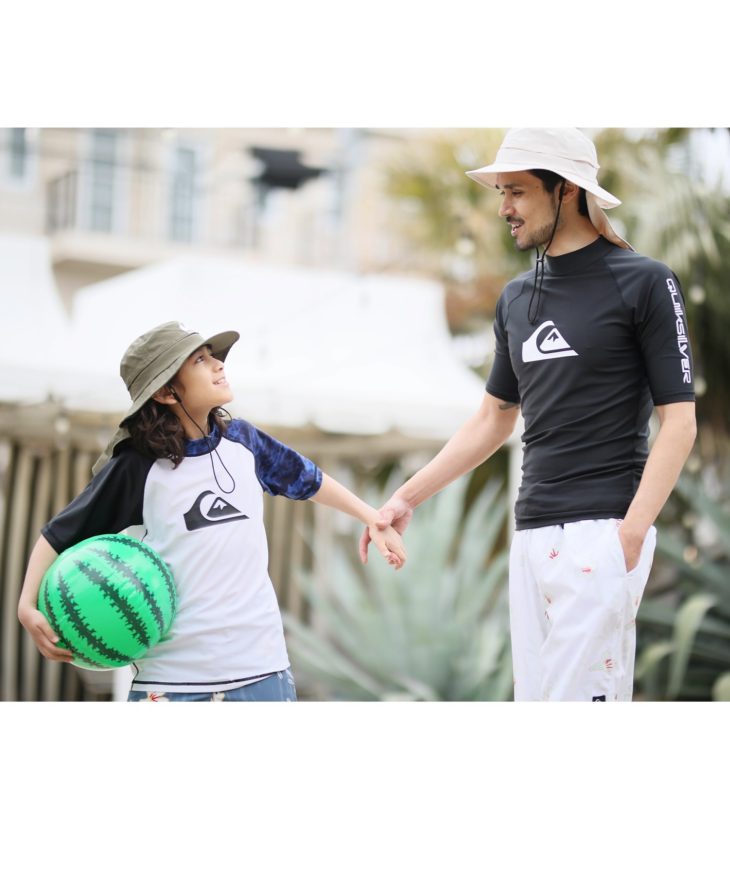 エスパーの歩哨　日　４枚セット QUIKSILVER クイックシルバー ハット サーフハット キッズ BOY WR UV
