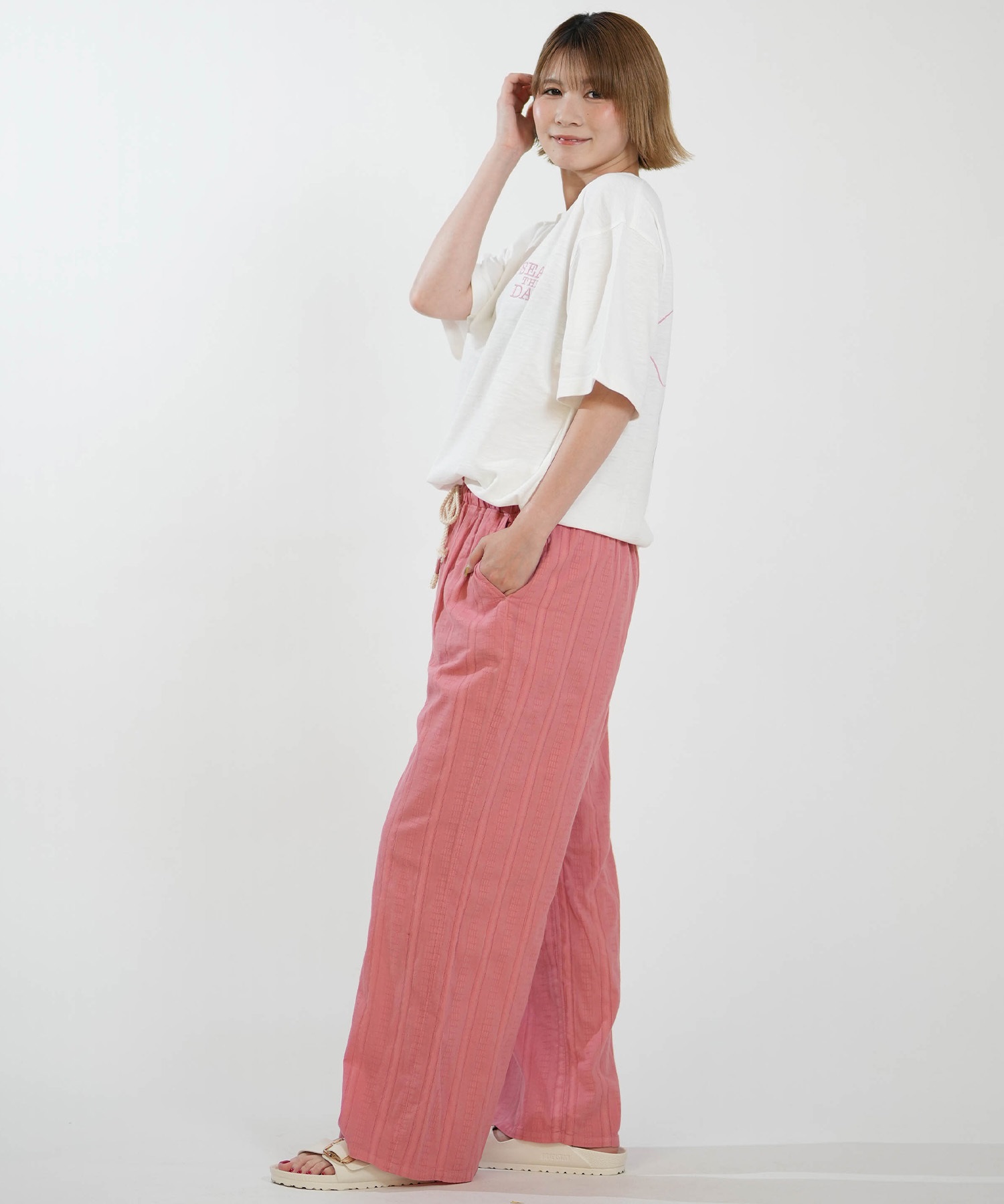 HULALANI フララニ ロングパンツ レディース シンプル 263HU2LP184