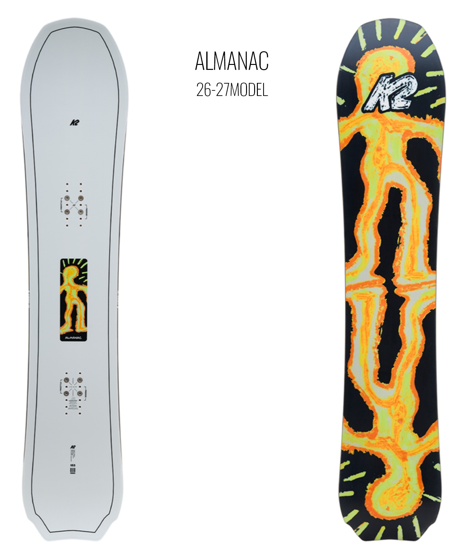 K2 ケーツー アルマナック ALMANAC スノーボード 板 ボリュームシフト