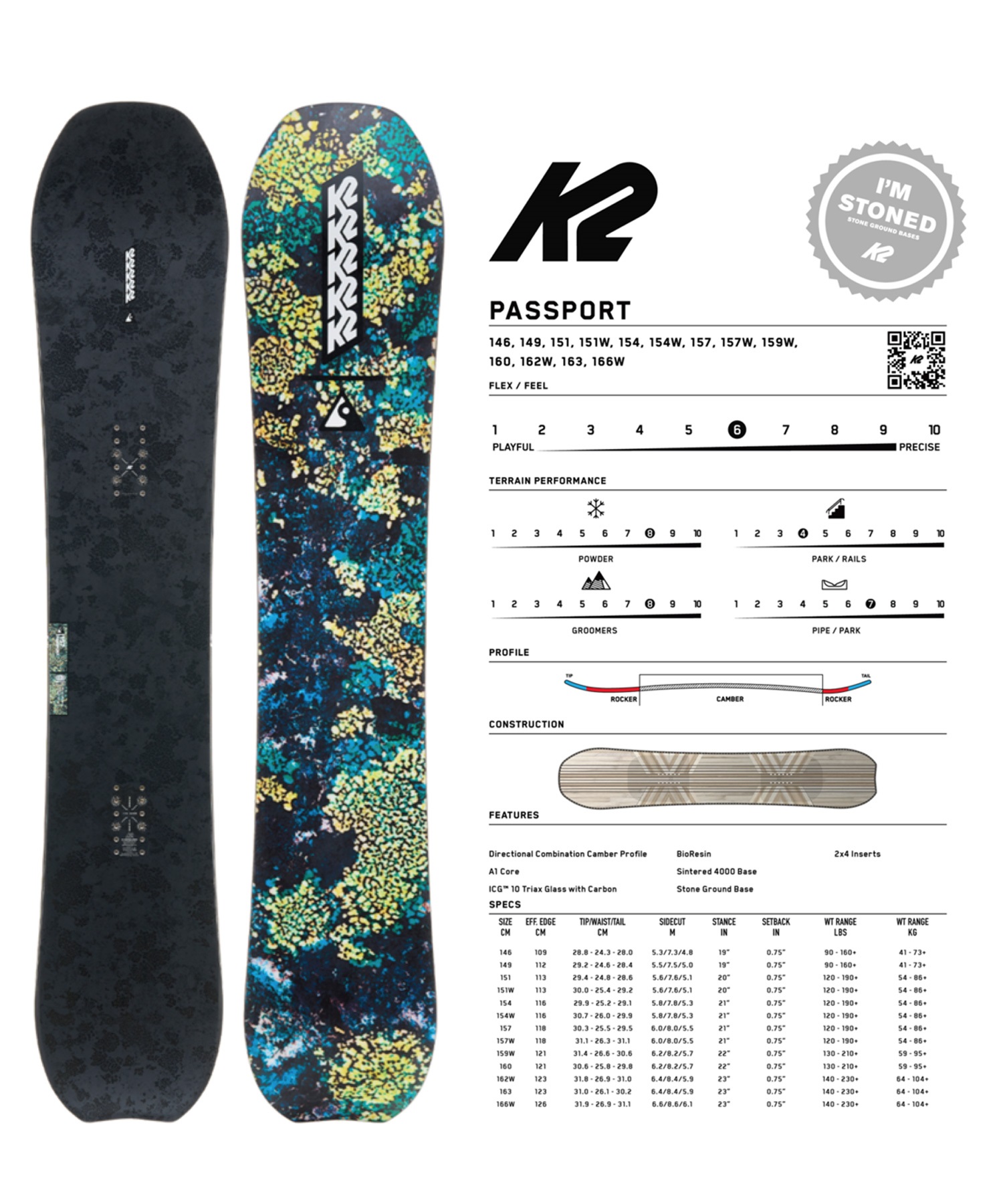 K2 ケーツー パスポート PASSPORT スノーボード 板 ディレクショナル