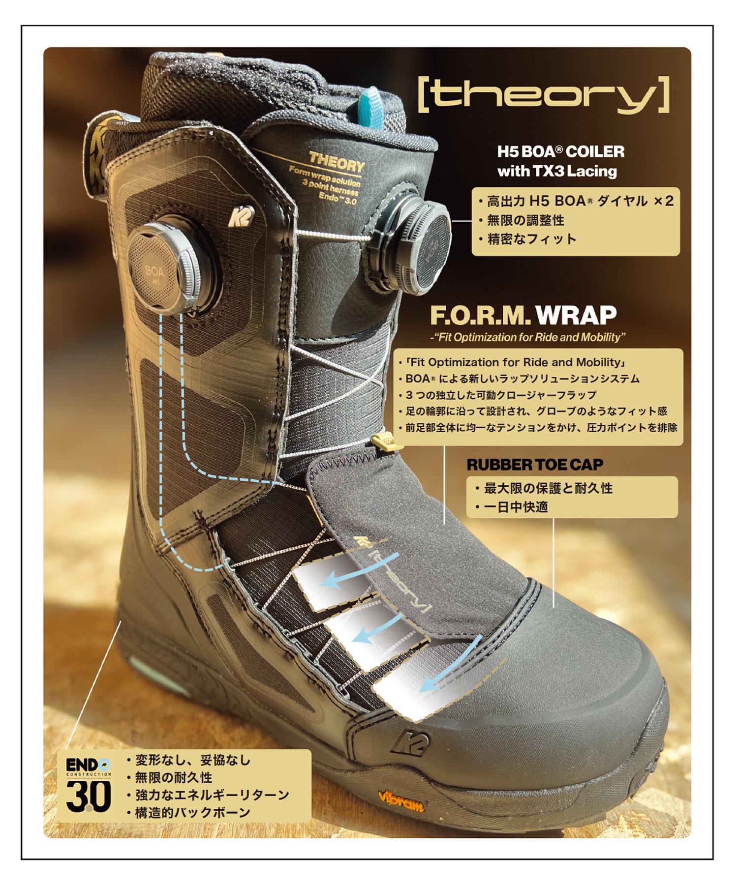 K2 ケーツー セオリー THEORY WOMENS スノーボード ブーツ レディース