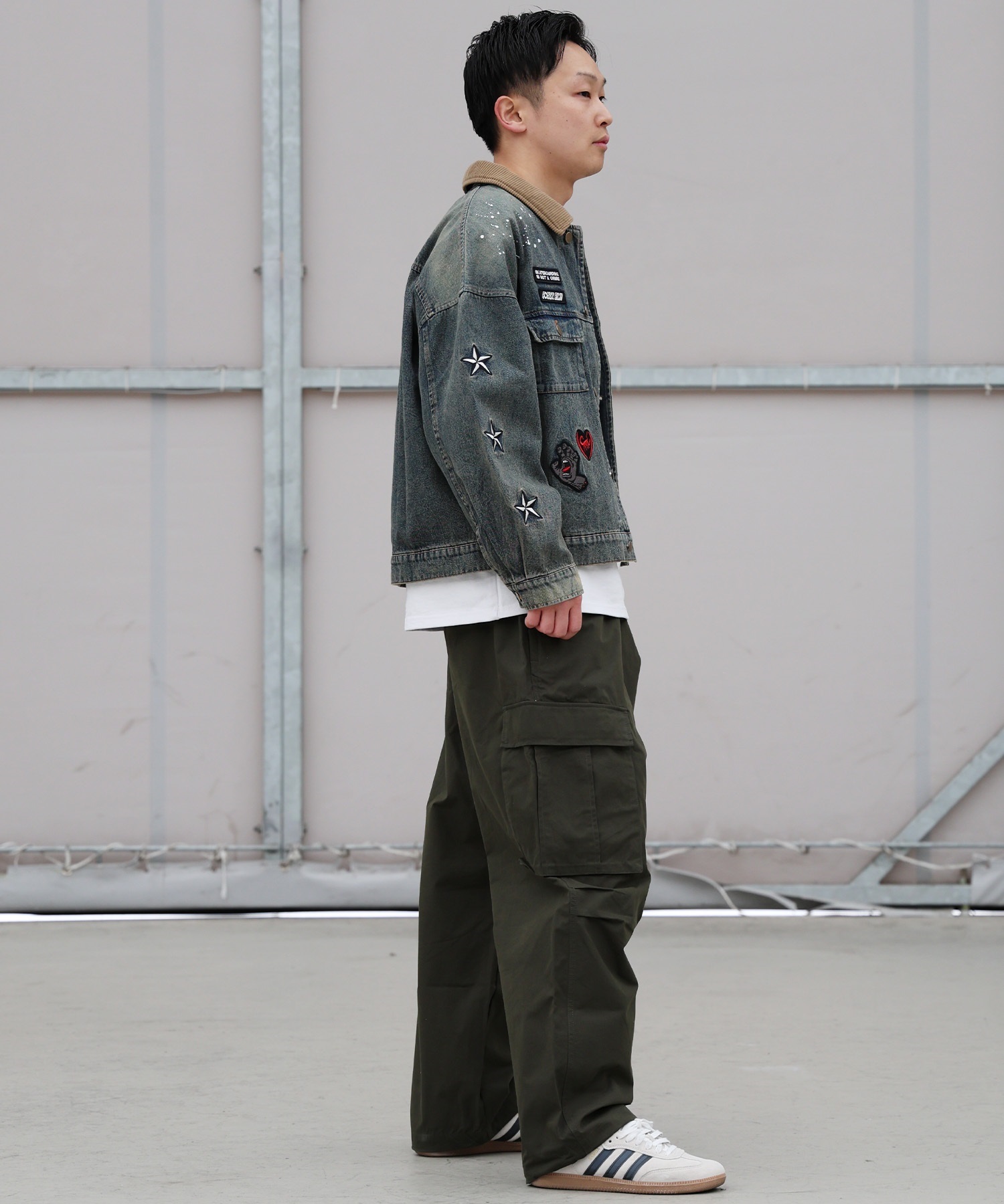 SANTA CRUZ サンタクルーズ ジャケット メンズ SC PATCHES DENIM JACKET 502261101(STWSH-M)