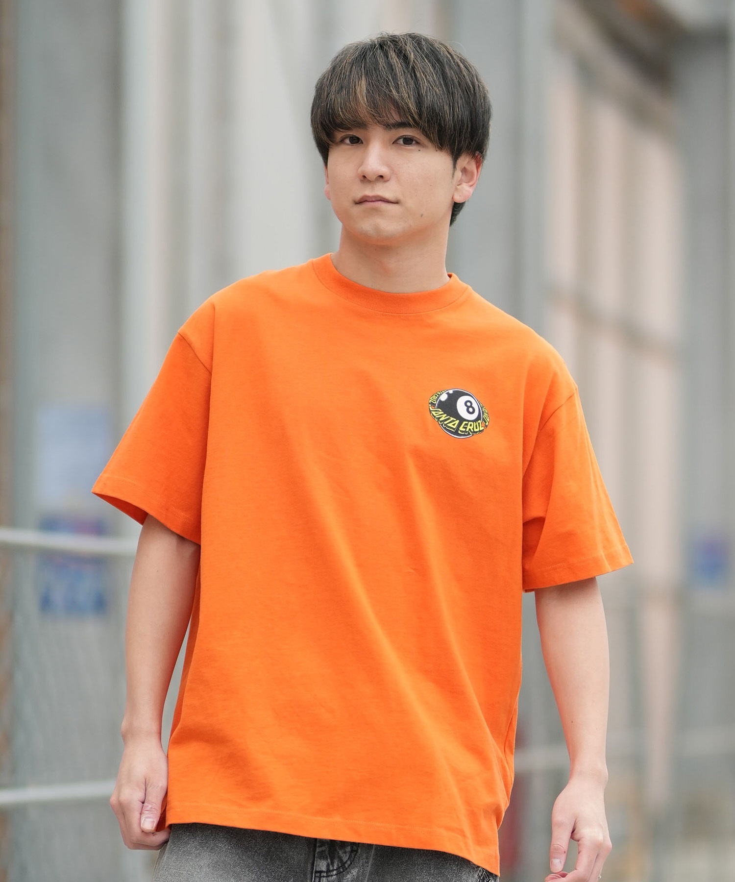 SANTA CRUZ サンタクルーズ 半袖 Tシャツ メンズ バックプリント 8BALL