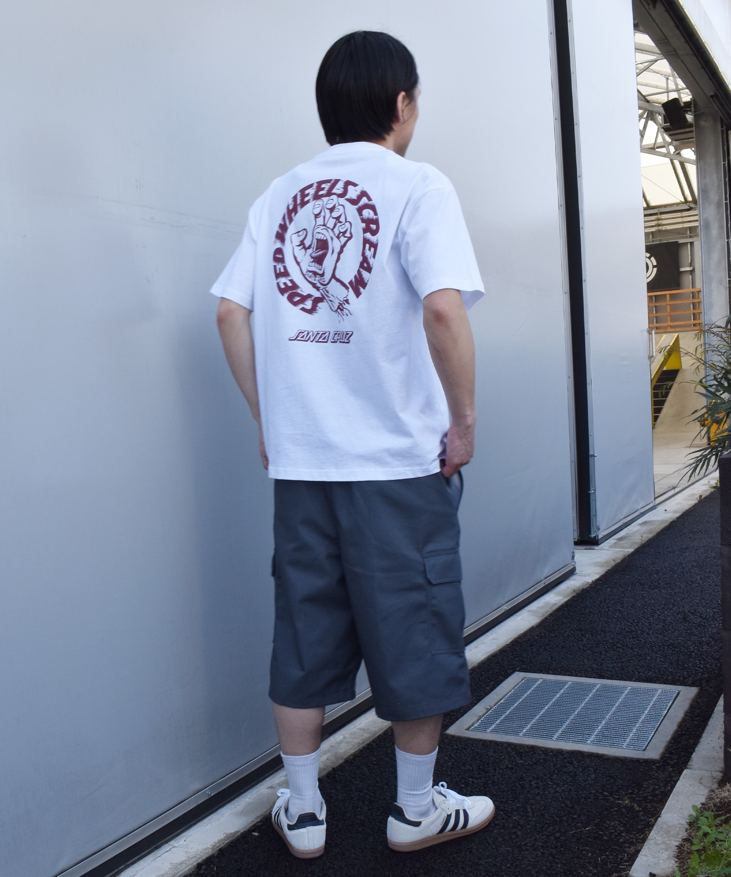 SANTA CRUZ サンタクルーズ 半袖 Tシャツ メンズ バックプリント SPEED